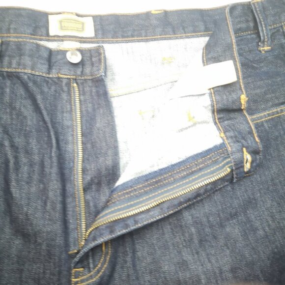 The Foundry Supply Co. Men's Size 46/32 Dark Wash Straight Wide Legs Jeans - Picture 7 of 12